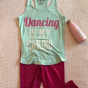 Workout set! Tank top and pants